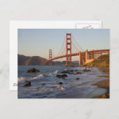 Golden Gate Bridge uit Baker Beach Briefkaart (Voorkant / Achterkant)