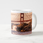 Golden Gate Bridge uit Baker Beach Extra Grote Beker (Voorkant rechts)