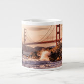 Golden Gate Bridge uit Baker Beach Extra Grote Beker (Voorkant)