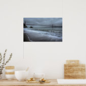 Golden Gate Bridge van Kirby Cove Beach Poster (Keuken)