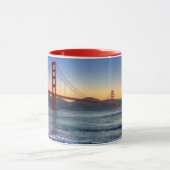 Golden Gate Bridge vanaf de baai van San Francisco Mok (Midden)