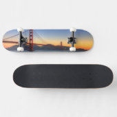 Golden Gate Bridge vanaf de baai van San Francisco Skateboard (Horizontaal)