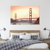 Golden Gate Bridge verpakt canvas (Insitu (Slaapkamer))