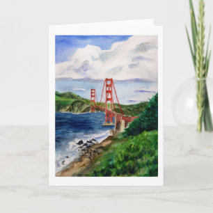 Golden Gate Bridge-Wenskaart Kaart