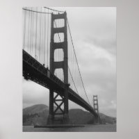 Golden Gate Bridge (zwart-wit)