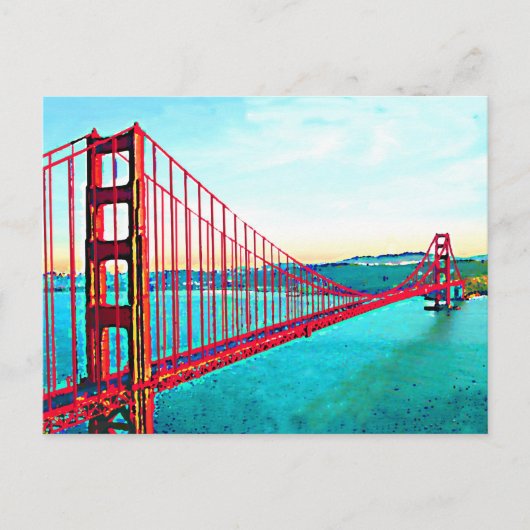 Golden Gate Briefkaart (Voorkant)