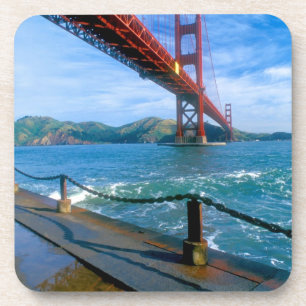 Golden Gate-brug en Baai van San Francisco Bier Onderzetter