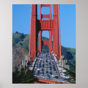 Golden Gate-brug en Baai van San Francisco Poster
