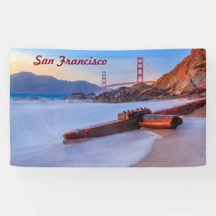 Golden Gate-brug in San Francisco, Baker Beach Spandoek