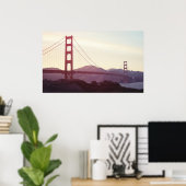 Golden Gate brug Poster (Thuiskantoor)