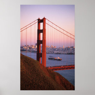 Golden Gate-brug; San Francisco; Californië; Poster