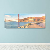 Golden Gate Canvas Afdruk (Insitu (Houten vloer))