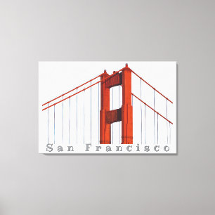 Golden Gate Canvas Afdruk