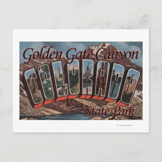 Golden Gate Canyon State Park, Colorado Briefkaart (Voorkant)