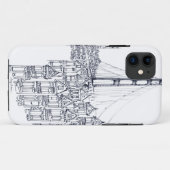 Golden Gate Case-Mate iPhone Case (Achterkant (horizontaal))