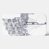 Golden Gate Case-Mate iPhone Case (Achterkant (horizontaal))