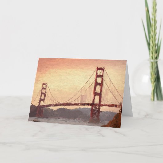 Golden Gate inspiratie Kaart (Voorkant)