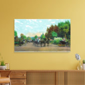 Golden Gate Park Driveway Uitzicht Canvas Afdruk (Insitu (Woonkamer))