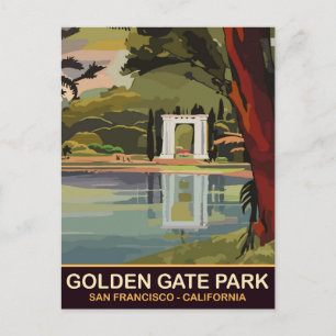 Golden Gate Park, San Francisco, Californië Briefkaart