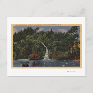 Golden Gate Park, Stow Lake, Huntington-Herfsten Briefkaart