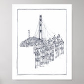 Golden Gate Poster (Voorkant)