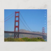 golden gate san fran briefkaart (Voorkant)
