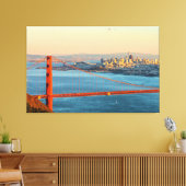 Golden Gate San Francisco Canvas Afdruk (Insitu (Woonkamer))