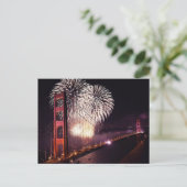 Golden Gate viert 75e Jubileum Briefkaarten (Staand voorkant)