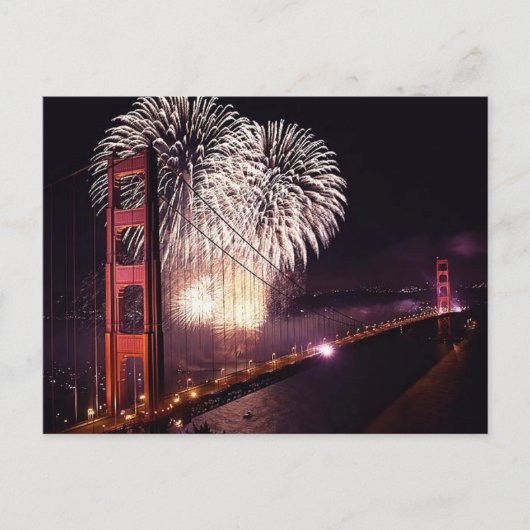 Golden Gate viert 75e Jubileum Briefkaarten (Voorkant)