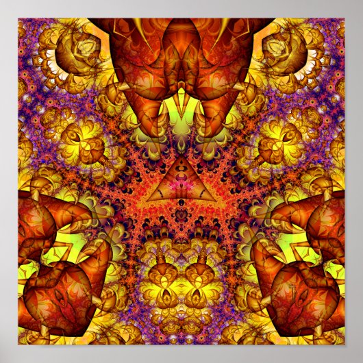 Golden Gateway-experiment 6 (12-12) Art Print (Voorkant)