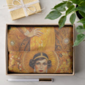 Golden Gatsby Art Deco Splendor Decoupage Tissuepapier (Geschenk)