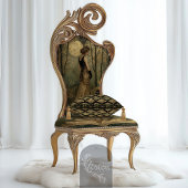 Golden Gatsby Hour Flapper Sunset Portret Tissuepapier