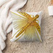 Golden/Geel cricket Bug/Insect/Cicada 20-inch pilo Kussen (Deken)