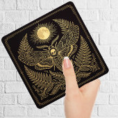 Golden Geometric Death Head Moth Celestial   Tegeltje
