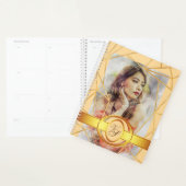 Golden Géométrique Fashion Moderne Élégant (Devant avec enveloppe)