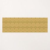 Golden geometrisch abstract kunstpatroon yogamat (Voorkant (horizontaal))