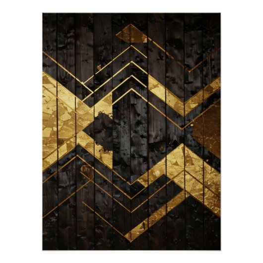 Golden Geometry Perfect Poster (Voorkant)