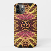 Golden Geometry Threads OM-symbool Case-Mate iPhone Case (Achterkant)
