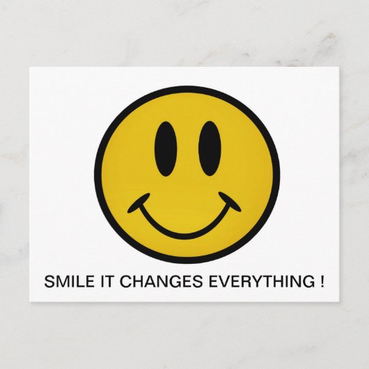 Golden gezicht briefkaart (Voorkant)