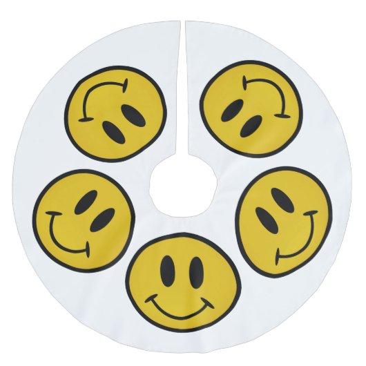 Golden gezicht kerstboom rok (Voorkant)