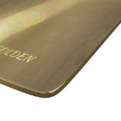 Golden Ggloed Glass Snijplank (Hoek)