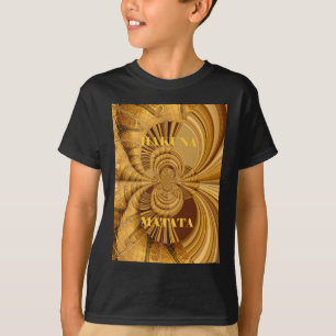 Golden Giraffe Art Print T-shirt