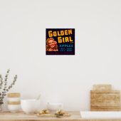 Golden Girl Apples Poster (Keuken)