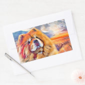 GOLDEN GIRL Chow rechthoek stickers (Envelop)
