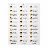 Golden Girl Etiket (Full Sheet)