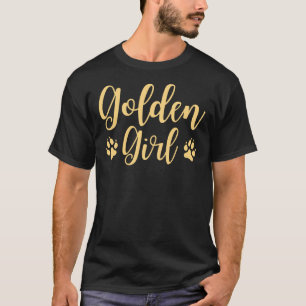 Golden Girl Golden Retriever T-shirt