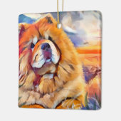 GOLDEN GIRL keramisch ornament (Links)