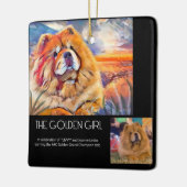 GOLDEN GIRL sur mesure pour ornement en céramique (Gauche)