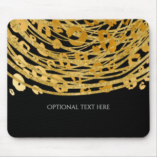Golden Glam Cheetah Print Exotic Animal Print Muismat