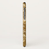 Golden Glam iPhone X Coque (Dos/Gauche)